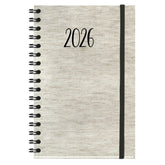 AGENDA ANUAL 2026 NATURE D13 WIREO TAPA DURA TELA NATURAL DP | MYRGA